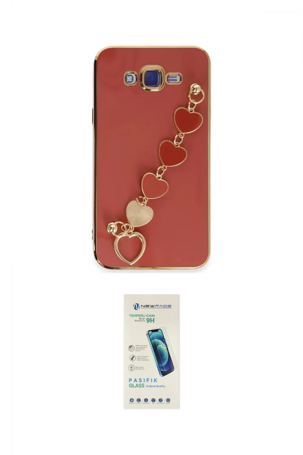 ieg™ Galaxy J7 Kılıf Nova Işık Prime - Şeffaf Pasifik Cam Ekran Koruyucu