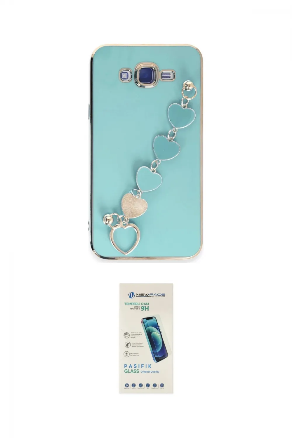 ieg™ Galaxy J7 Kılıf Nova Işık Prime - Şeffaf Pasifik Cam Ekran Koruyucu