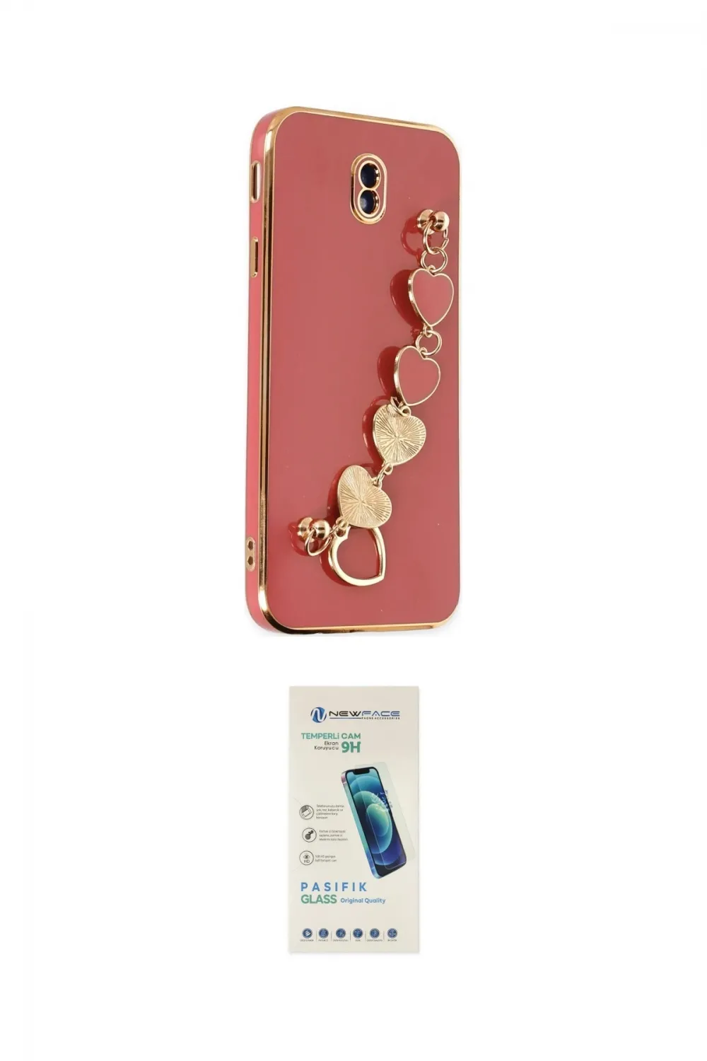 ieg™ Galaxy J7 Pro / J730 Kılıf Nova Işık Prime - Şeffaf Pasifik Cam Ekran Koruyucu
