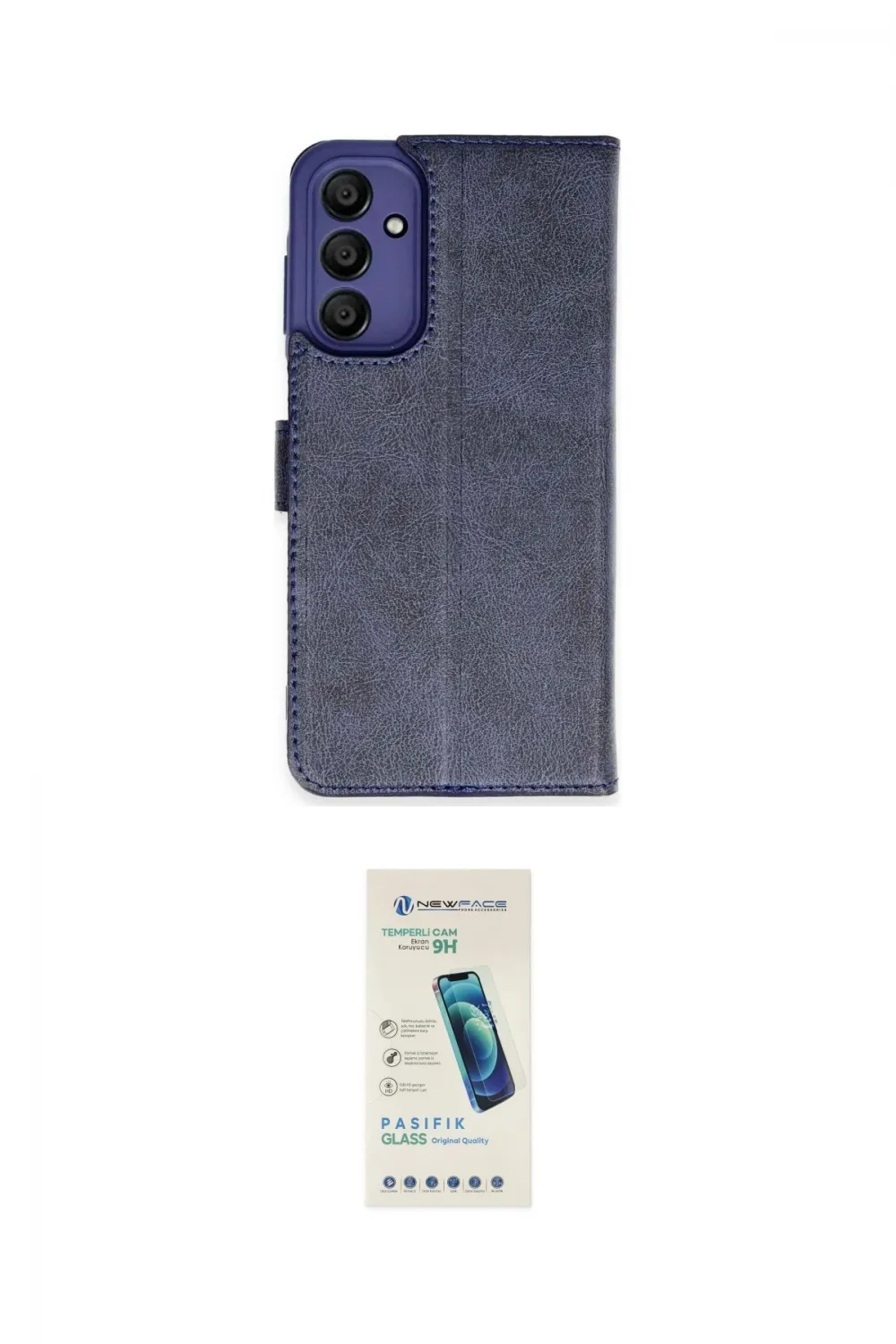 ieg™ Galaxy M15 Kılıf Siluet Işık Serisi - Şeffaf Pasifik Cam Ekran Koruyucu