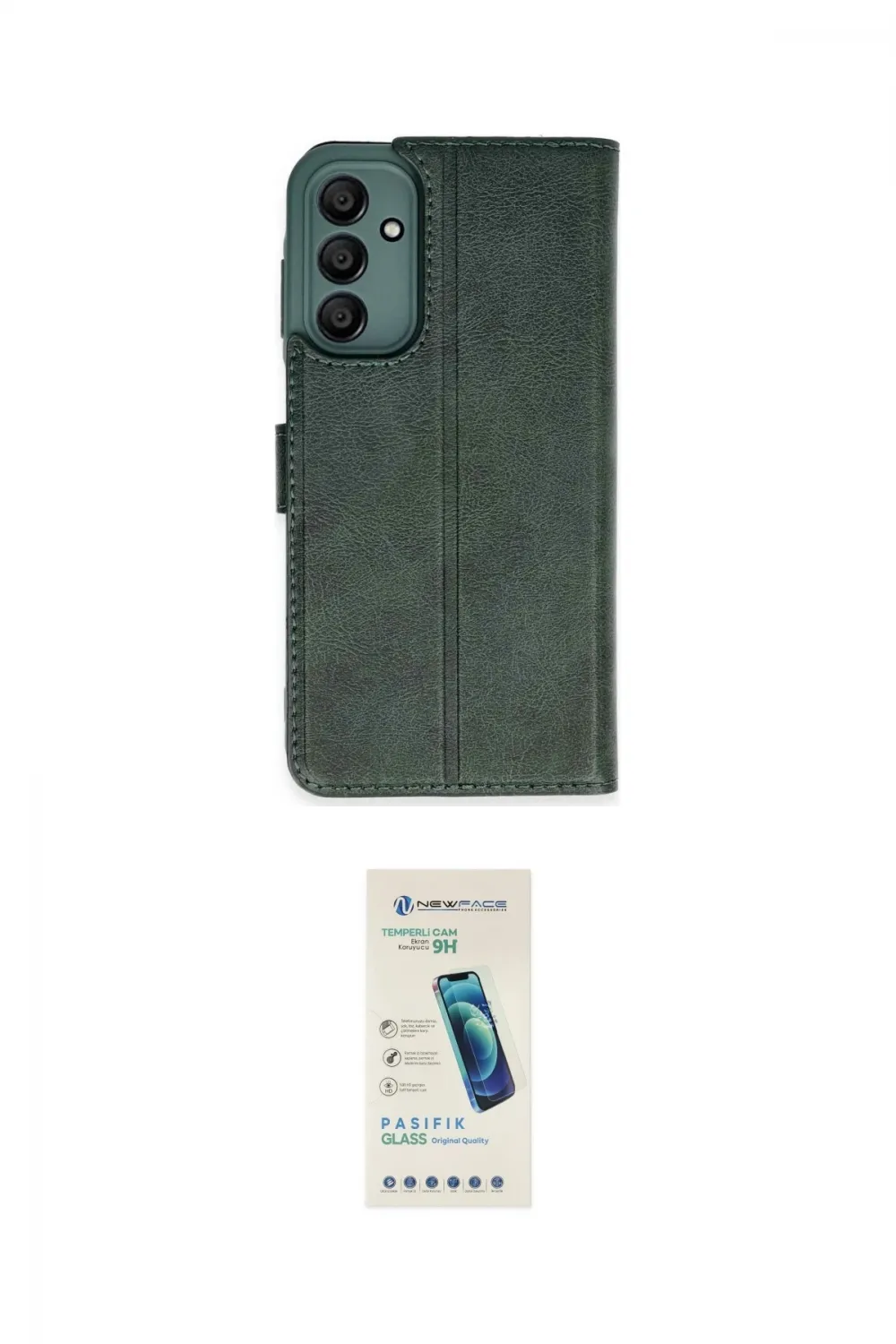 ieg™ Galaxy M15 Kılıf Siluet Işık Serisi - Şeffaf Pasifik Cam Ekran Koruyucu