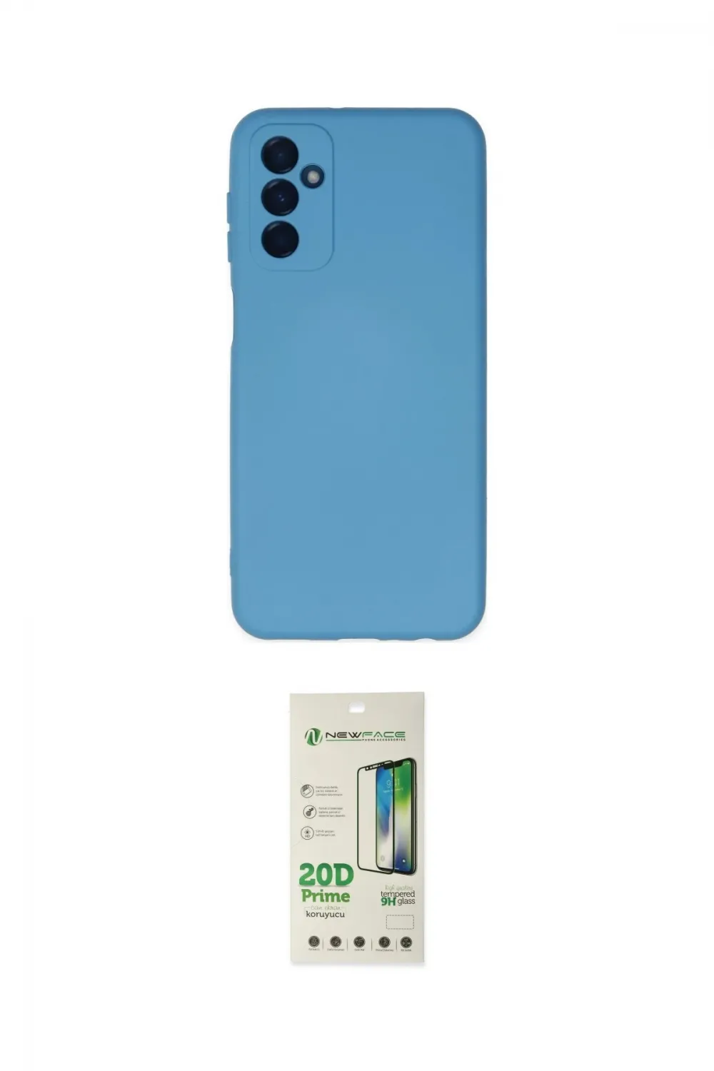 ieg™ Galaxy M23 Kılıf Ahenk Serisi - Siyah 20D Premium Cam Ekran Koruyucu