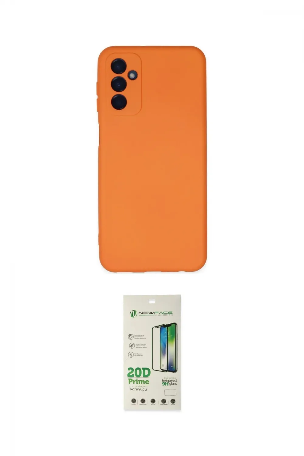 ieg™ Galaxy M23 Kılıf Ahenk Serisi - Siyah 20D Premium Cam Ekran Koruyucu