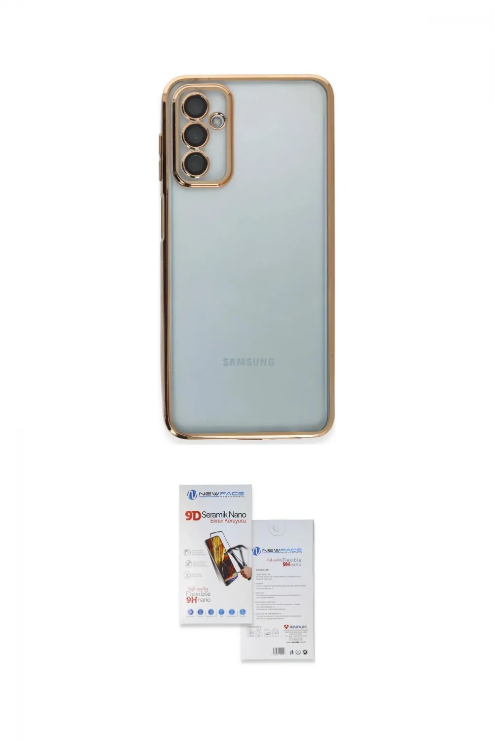 ieg™ Galaxy M23 Kılıf Vadi Minimal - Siyah Seramik Nano Ekran Koruyucu
