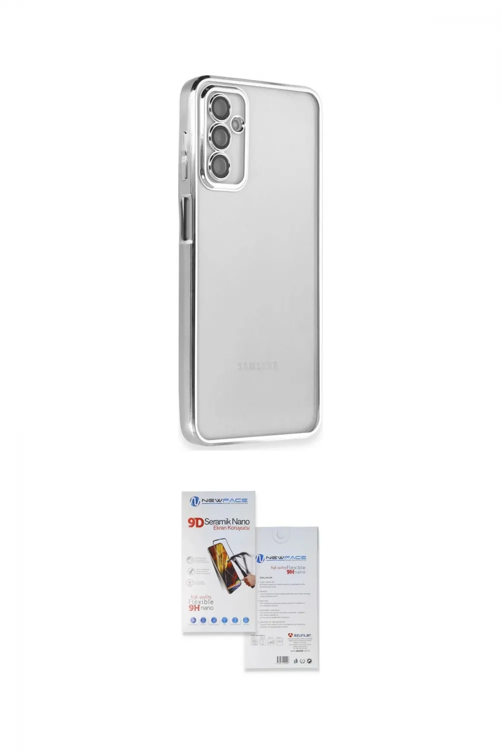 ieg™ Galaxy M23 Kılıf Vadi Minimal - Siyah Seramik Nano Ekran Koruyucu