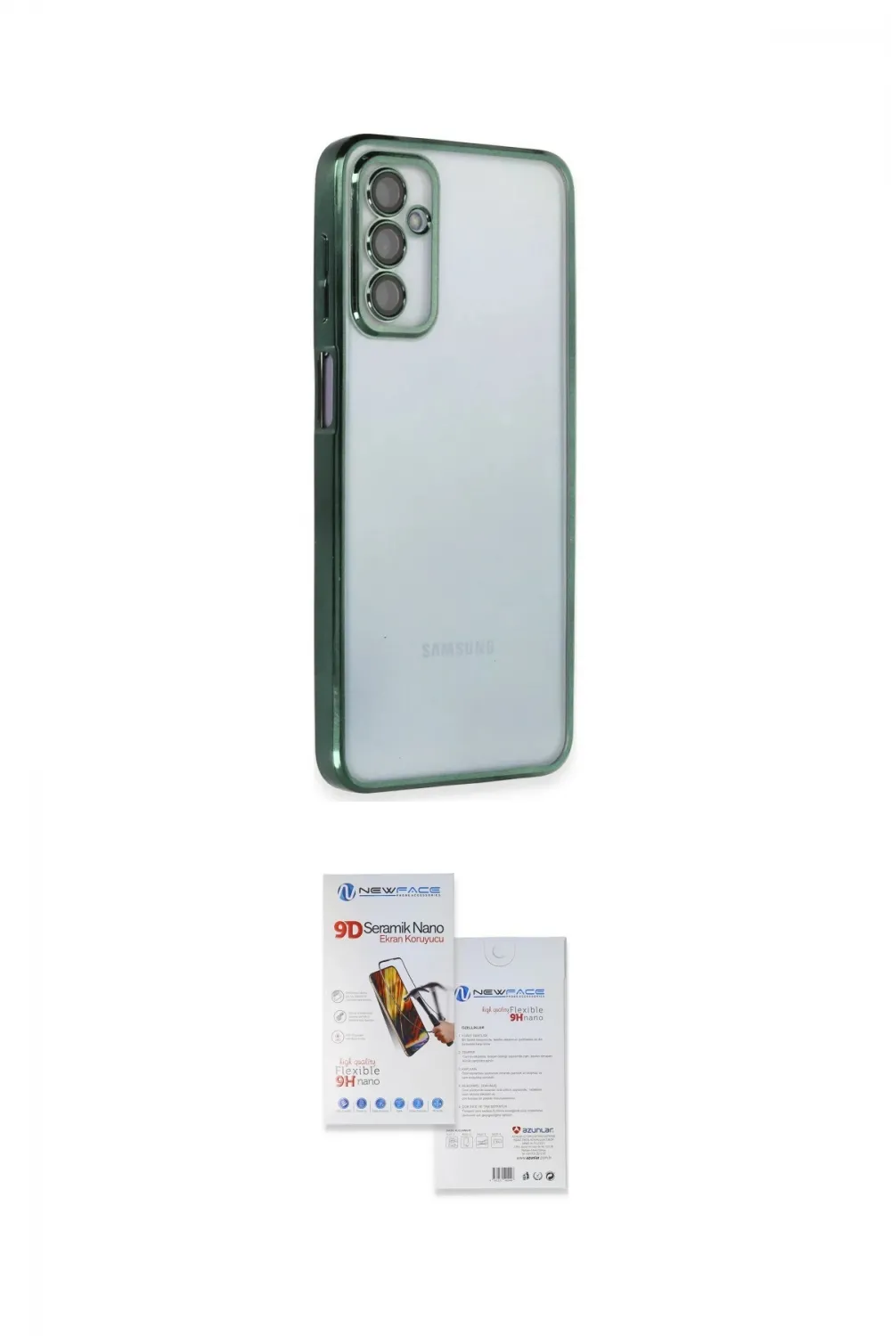 ieg™ Galaxy M23 Kılıf Vadi Minimal - Siyah Seramik Nano Ekran Koruyucu