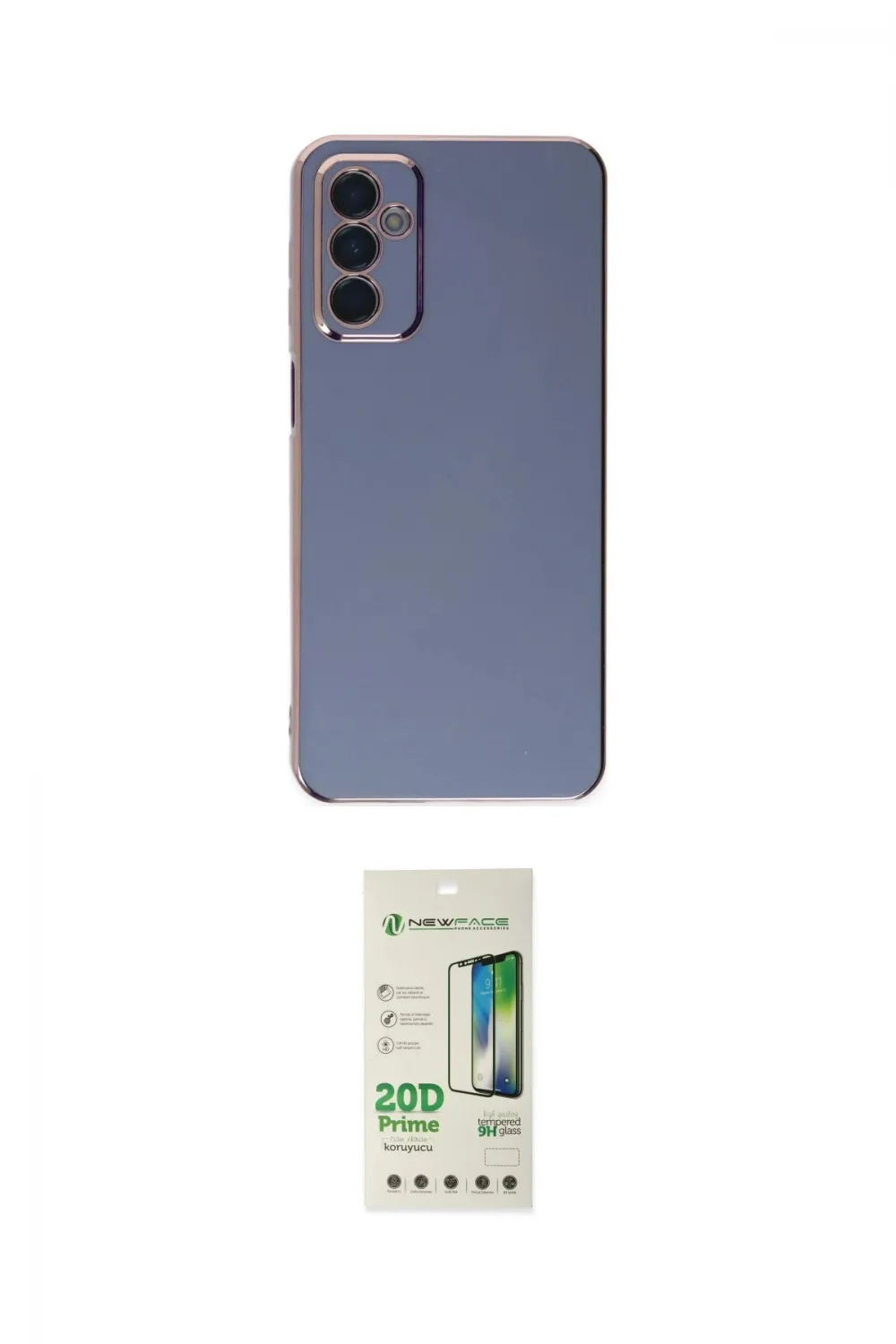 ieg™ Galaxy M23 Kılıf Yankı Serisi - Siyah 20D Premium Cam Ekran Koruyucu