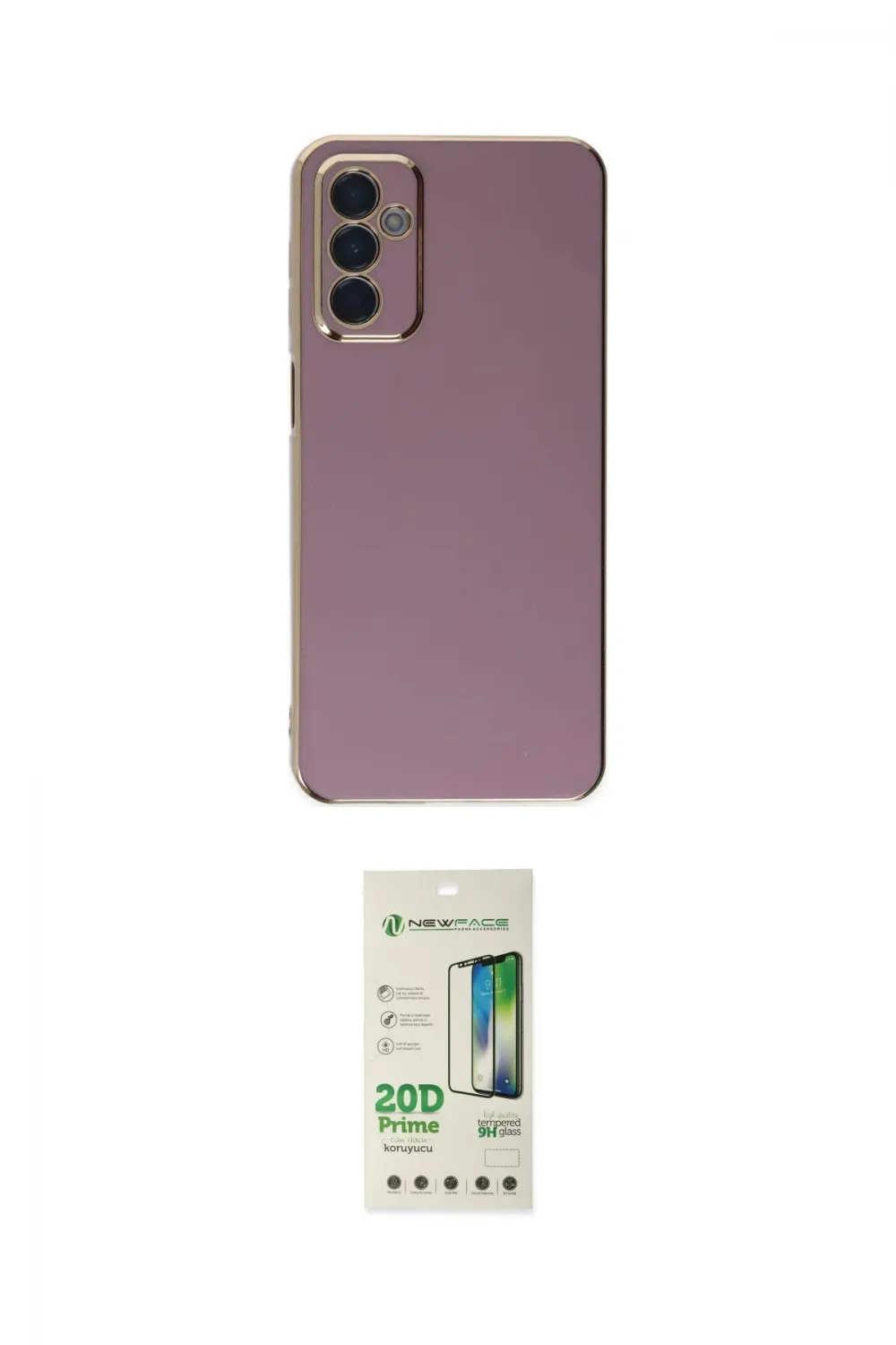 ieg™ Galaxy M23 Kılıf Yankı Serisi - Siyah 20D Premium Cam Ekran Koruyucu