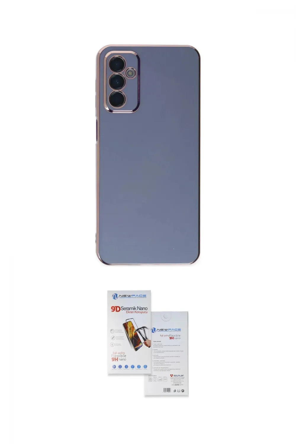 ieg™ Galaxy M23 Kılıf Yankı Serisi - Siyah Seramik Nano Ekran Koruyucu