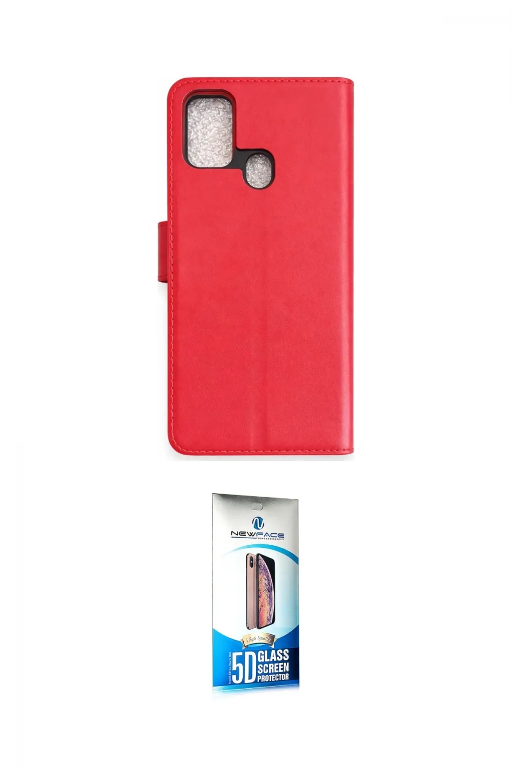 ieg™ Galaxy M31 Kılıf Siluet Işık Serisi - Siyah 5D Eko Cam Ekran Koruyucu