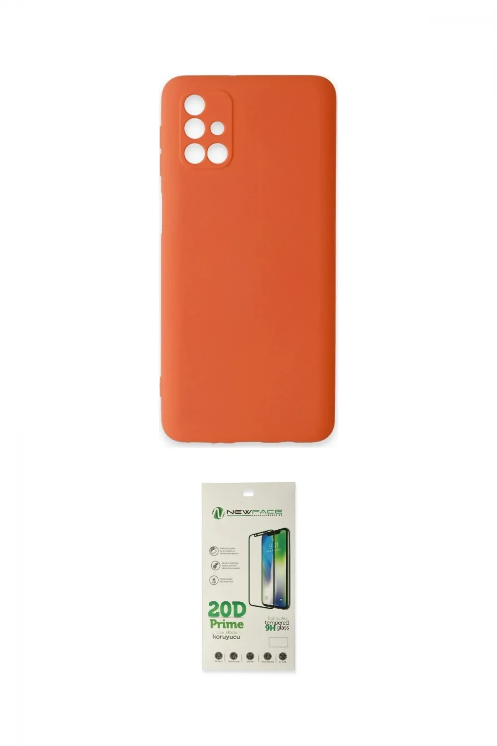 ieg™ Galaxy M31S Kılıf Ahenk Serisi - Siyah 20D Premium Cam Ekran Koruyucu