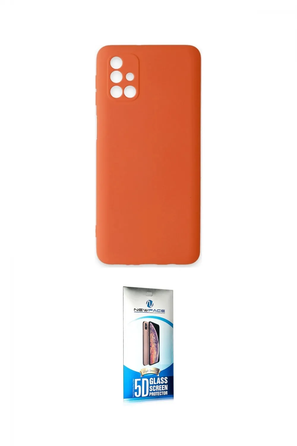 ieg™ Galaxy M31S Kılıf Ahenk Serisi - Siyah 5D Eko Cam Ekran Koruyucu