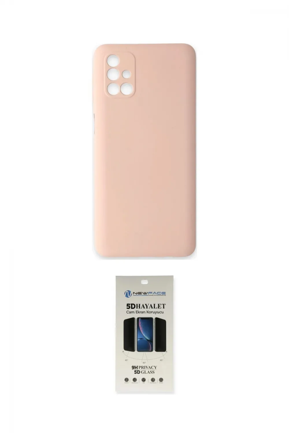 ieg™ Galaxy M31S Kılıf Ahenk Serisi - Siyah 5D Hayalet Cam Ekran Koruyucu