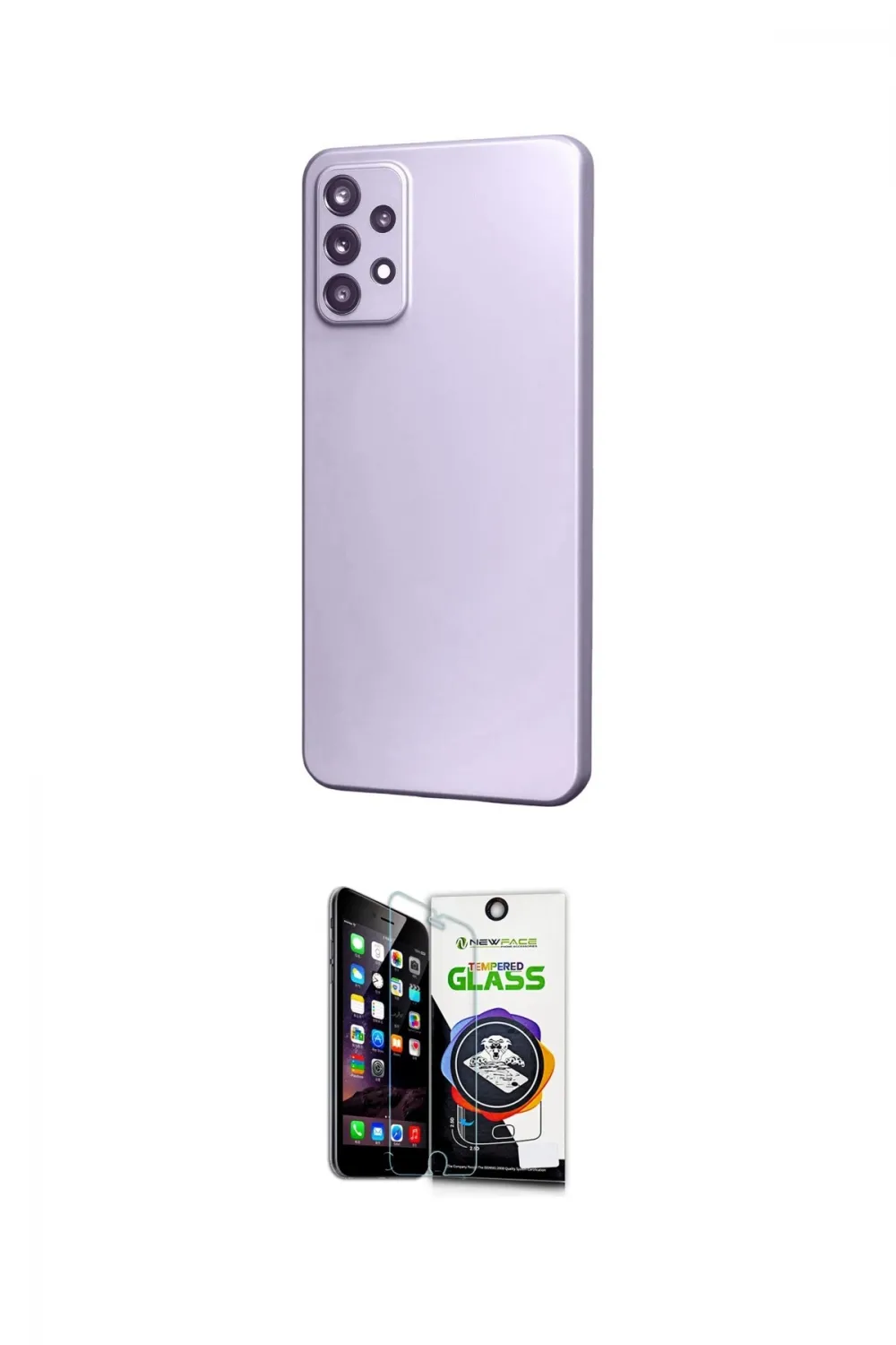 ieg™ Galaxy M31S Kılıf Kozmos Yansıma Özel Seri - Şeffaf Temperli Cam Ekran Koruyucu