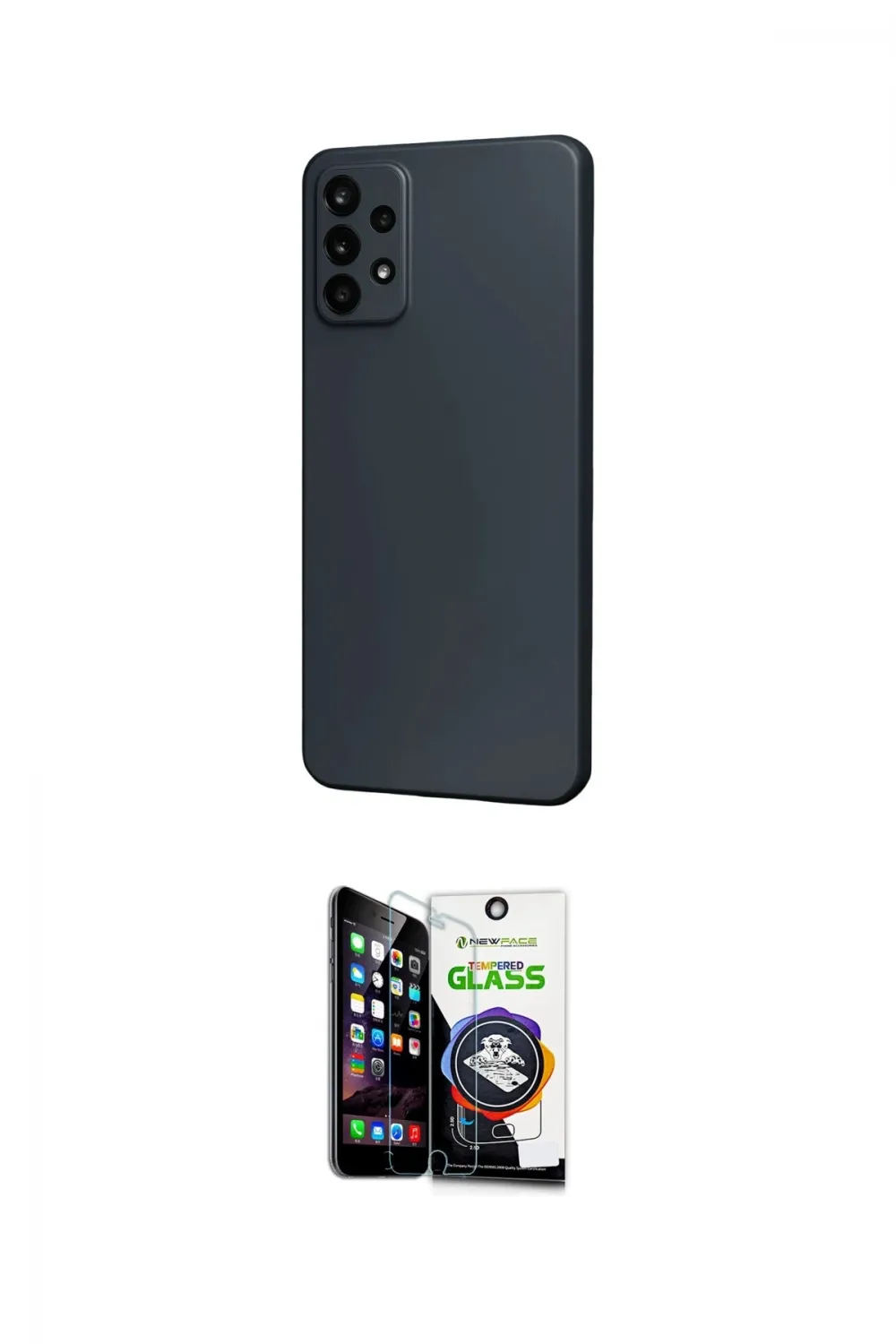 ieg™ Galaxy M31S Kılıf Kozmos Yansıma Özel Seri - Şeffaf Temperli Cam Ekran Koruyucu
