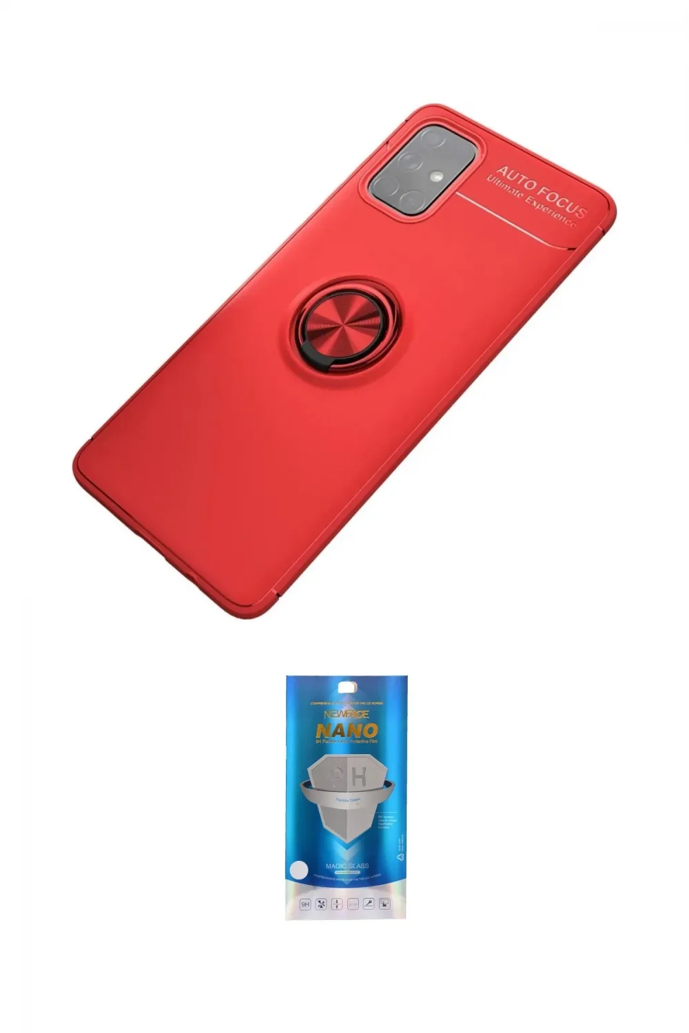 ieg™ Galaxy M31S Kılıf Yankı Form Prime - Şeffaf Royal Nano Ekran Koruyucu