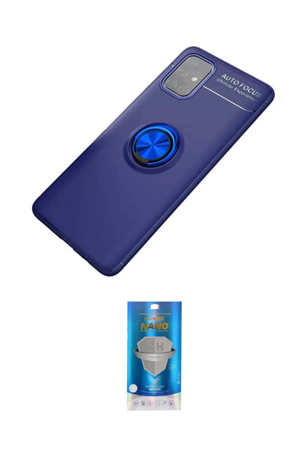 ieg™ Galaxy M31S Kılıf Yankı Form Prime - Şeffaf Royal Nano Ekran Koruyucu