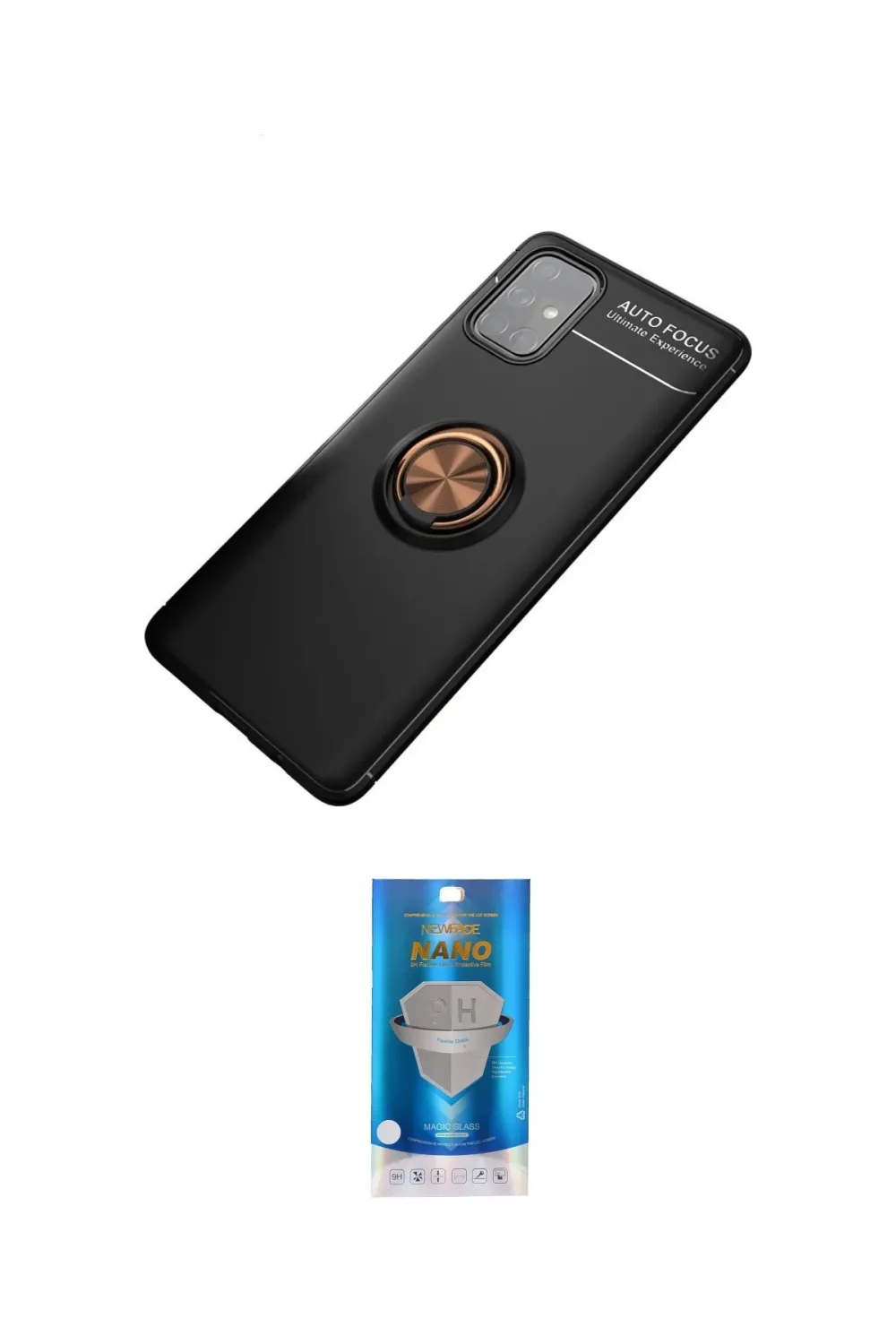 ieg™ Galaxy M31S Kılıf Yankı Form Prime - Şeffaf Royal Nano Ekran Koruyucu