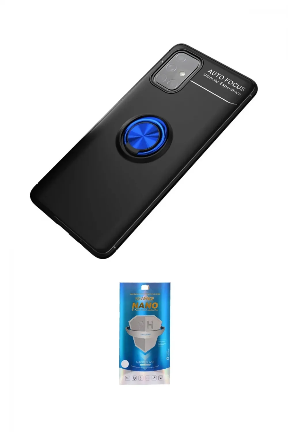 ieg™ Galaxy M31S Kılıf Yankı Form Prime - Şeffaf Royal Nano Ekran Koruyucu