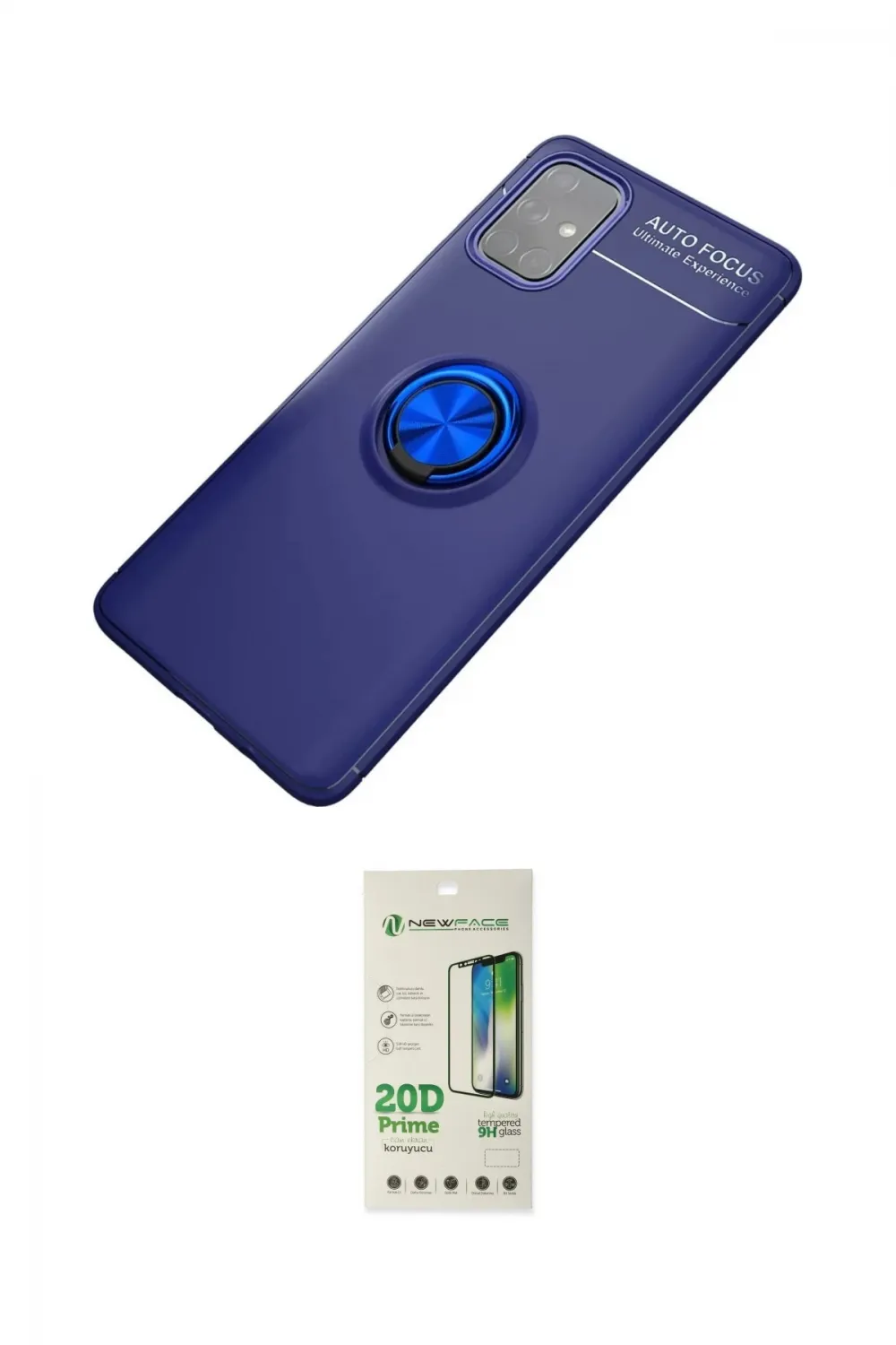 ieg™ Galaxy M31S Kılıf Yankı Form Prime - Siyah 20D Premium Cam Ekran Koruyucu