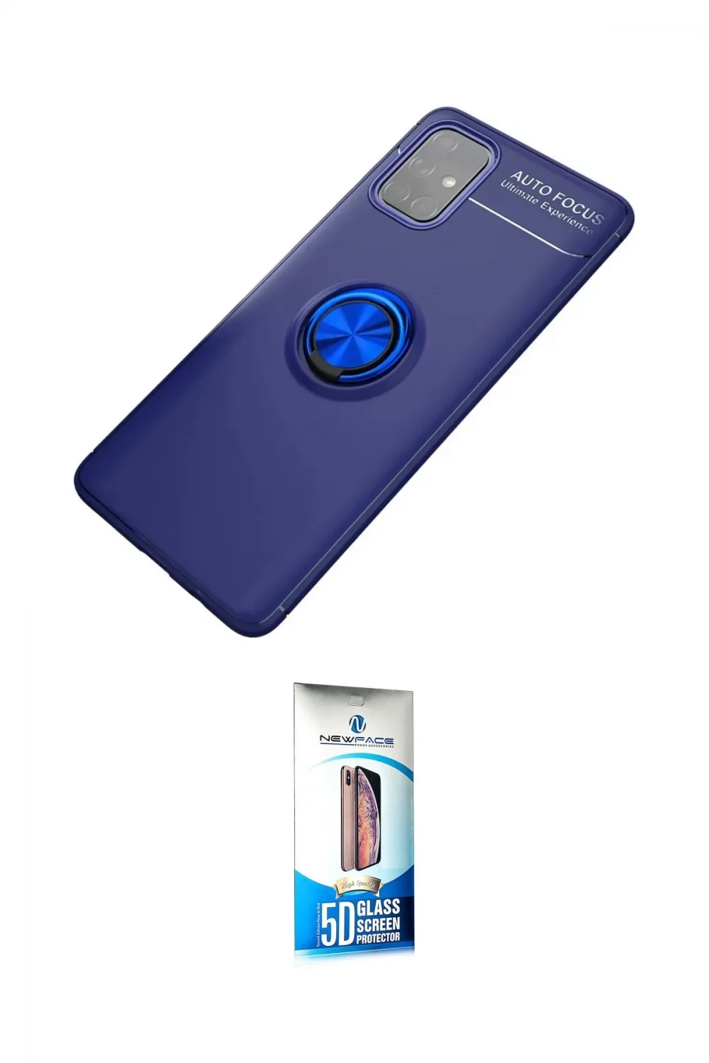 ieg™ Galaxy M31S Kılıf Yankı Form Prime - Siyah 5D Eko Cam Ekran Koruyucu