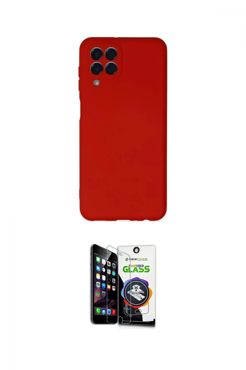 ieg™ Galaxy M33 Kılıf Ahenk Serisi - Şeffaf Temperli Cam Ekran Koruyucu