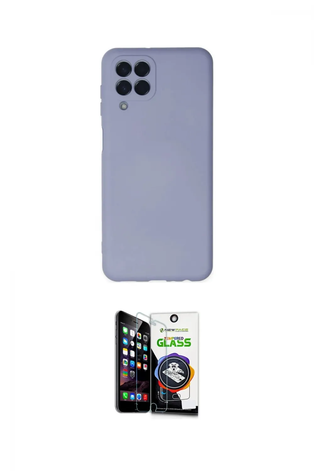 ieg™ Galaxy M33 Kılıf Ahenk Serisi - Şeffaf Temperli Cam Ekran Koruyucu