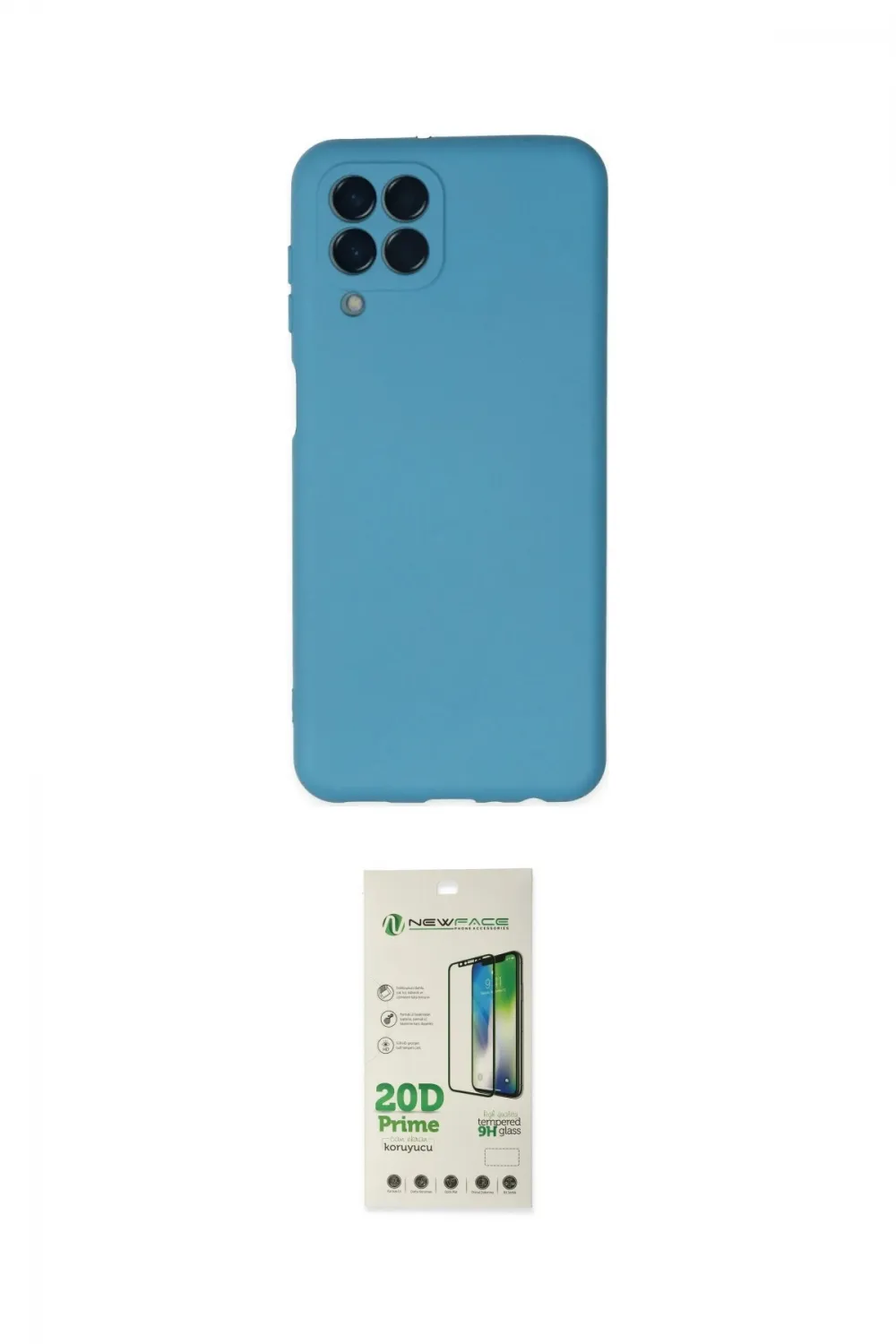 ieg™ Galaxy M33 Kılıf Ahenk Serisi - Siyah 20D Premium Cam Ekran Koruyucu