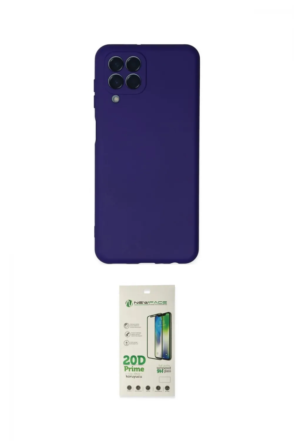 ieg™ Galaxy M33 Kılıf Ahenk Serisi - Siyah 20D Premium Cam Ekran Koruyucu