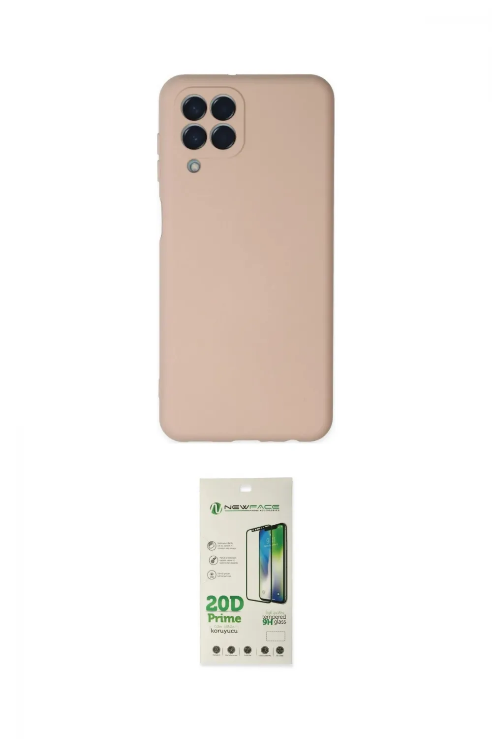 ieg™ Galaxy M33 Kılıf Ahenk Serisi - Siyah 20D Premium Cam Ekran Koruyucu