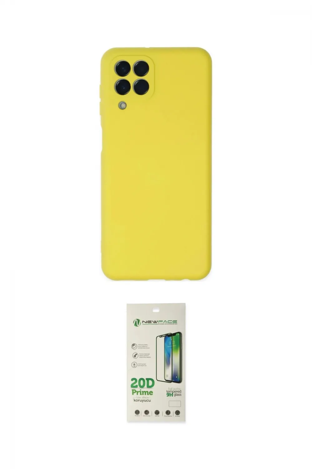 ieg™ Galaxy M33 Kılıf Ahenk Serisi - Siyah 20D Premium Cam Ekran Koruyucu