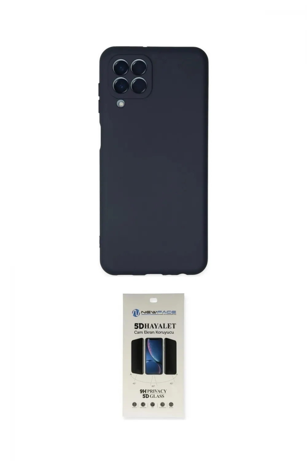 ieg™ Galaxy M33 Kılıf Ahenk Serisi - Siyah 5D Hayalet Cam Ekran Koruyucu