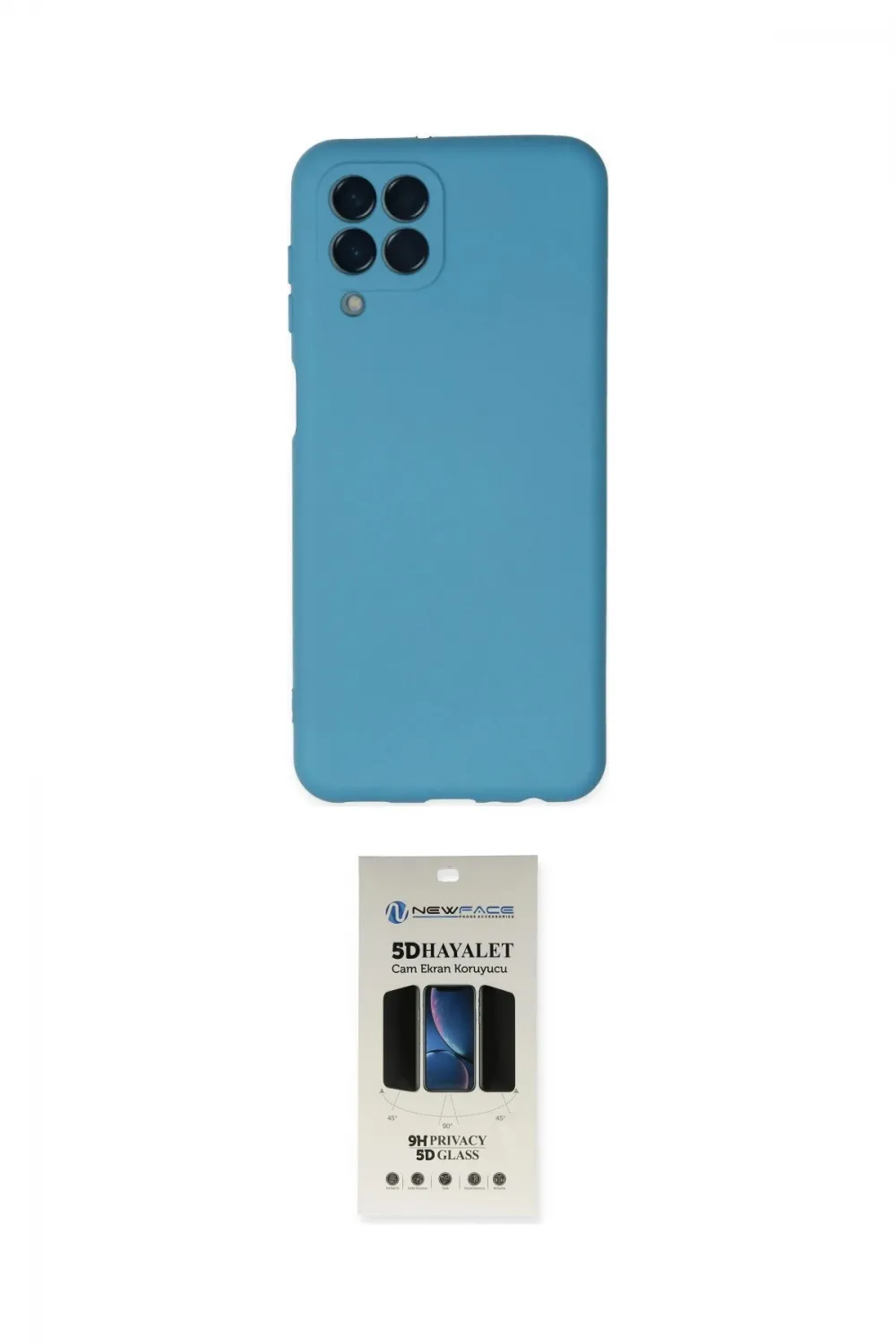 ieg™ Galaxy M33 Kılıf Ahenk Serisi - Siyah 5D Hayalet Cam Ekran Koruyucu