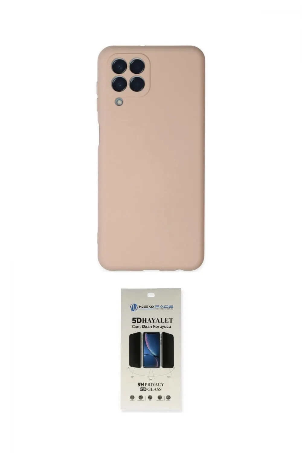 ieg™ Galaxy M33 Kılıf Ahenk Serisi - Siyah 5D Hayalet Cam Ekran Koruyucu