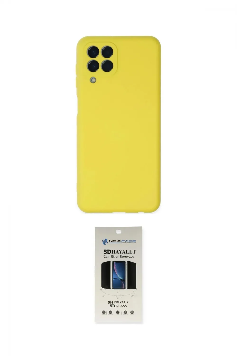 ieg™ Galaxy M33 Kılıf Ahenk Serisi - Siyah 5D Hayalet Cam Ekran Koruyucu