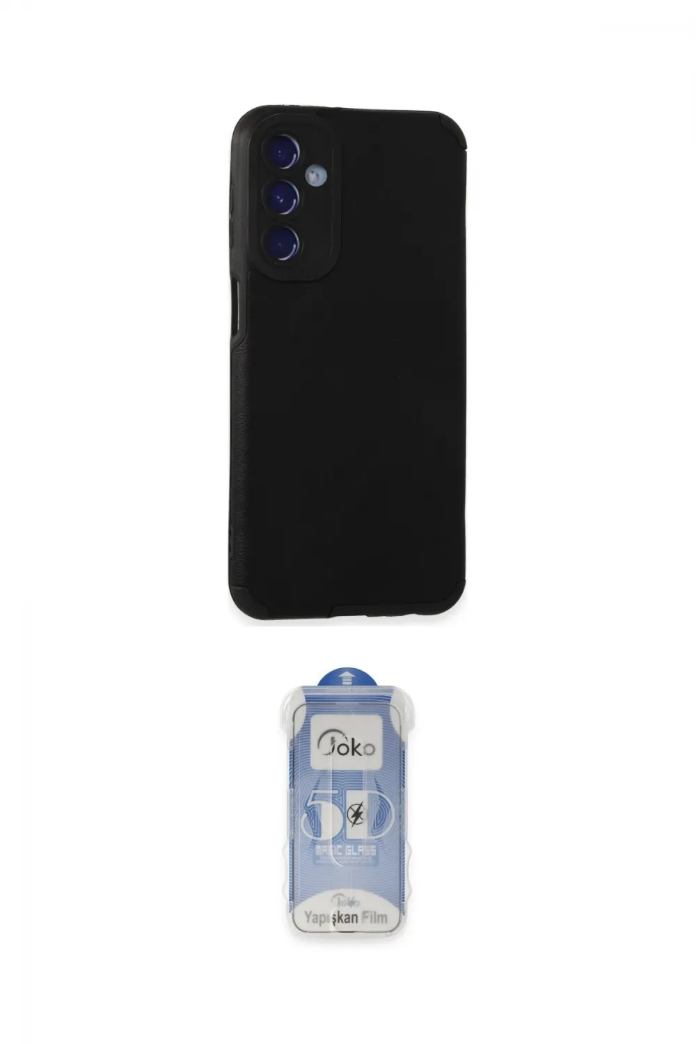 ieg™ Galaxy M34 5G Kılıf Doruk Asil Koleksiyonu - Siyah Joko Magic 5D Cam