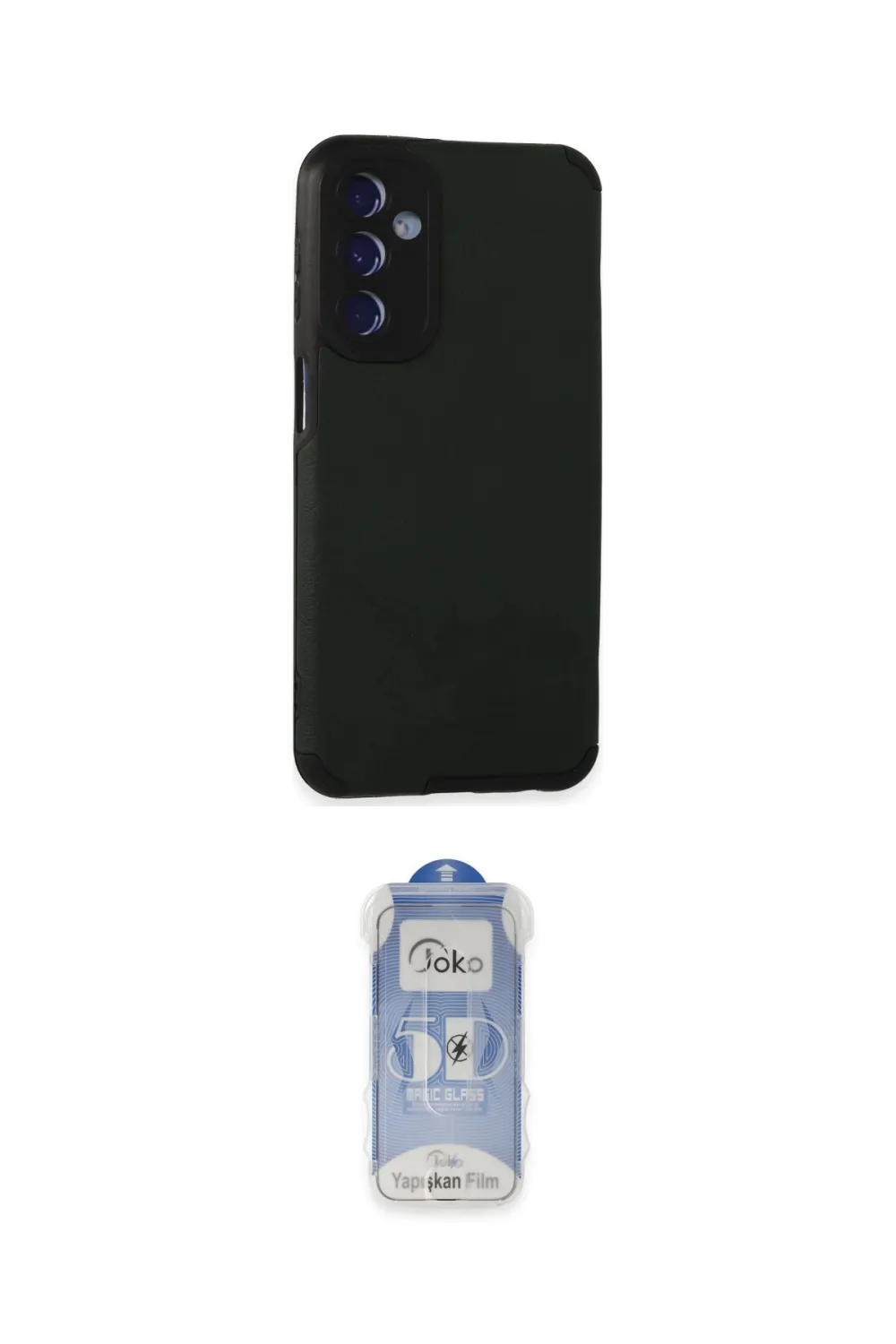 ieg™ Galaxy M34 5G Kılıf Doruk Asil Koleksiyonu - Siyah Joko Magic 5D Cam