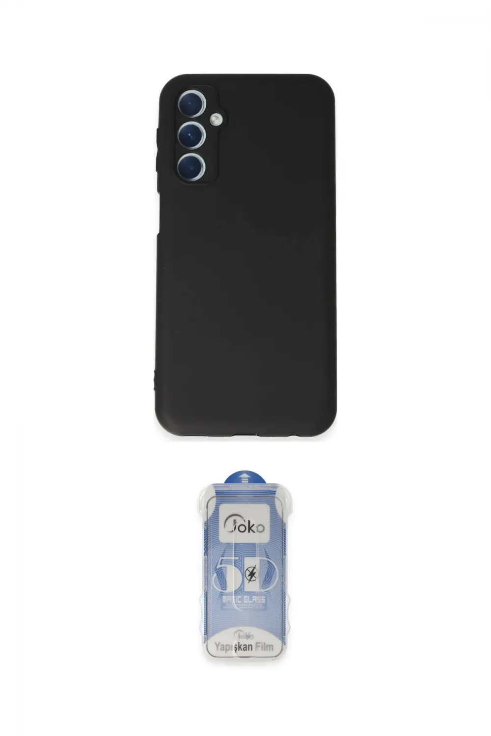 ieg™ Galaxy M34 5G Kılıf Kozmos Yansıma Özel Seri - Siyah Joko Magic 5D Cam