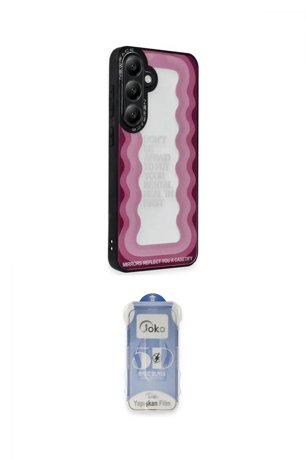 ieg™ Galaxy M34 5G Kılıf Odak Klasik Serisi - Siyah Joko Magic 5D Cam