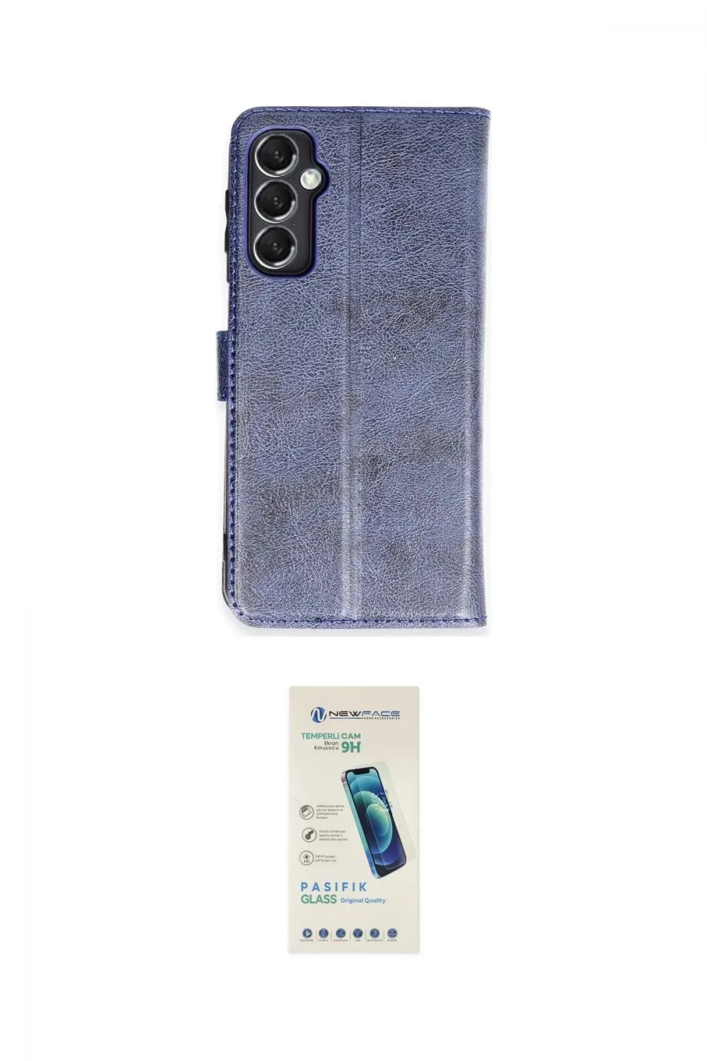 ieg™ Galaxy M34 5G Kılıf Siluet Işık Serisi - Şeffaf Pasifik Cam Ekran Koruyucu
