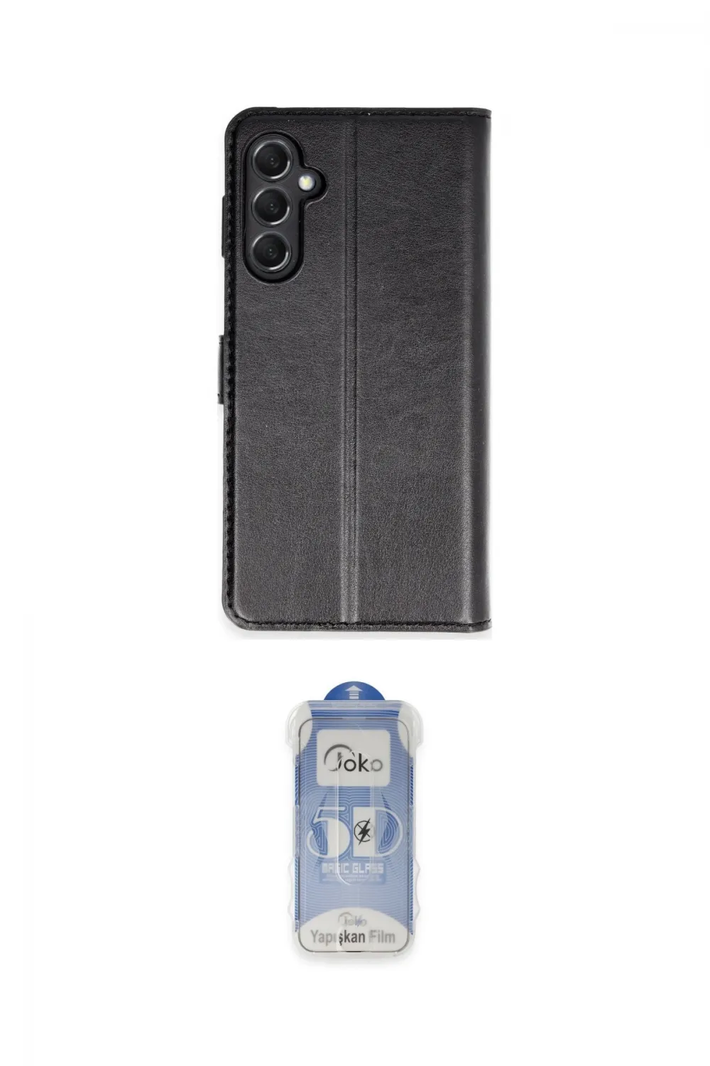 ieg™ Galaxy M34 5G Kılıf Siluet Işık Serisi - Siyah Joko Magic 5D Cam