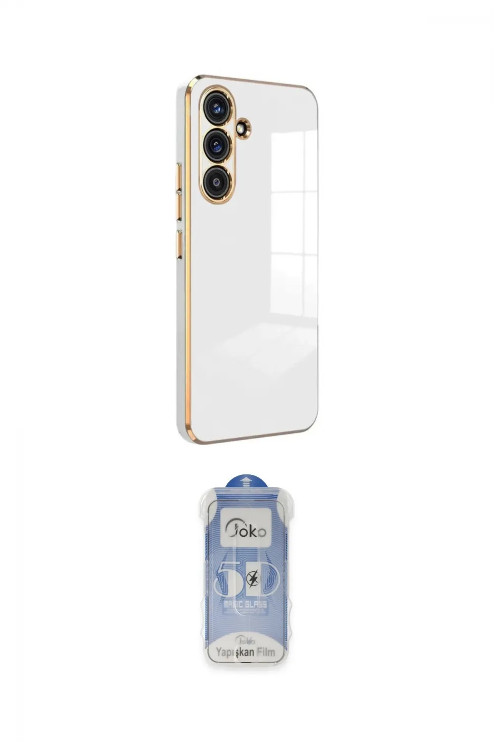 ieg™ Galaxy M34 5G Kılıf Yankı Serisi - Siyah Joko Magic 5D Cam