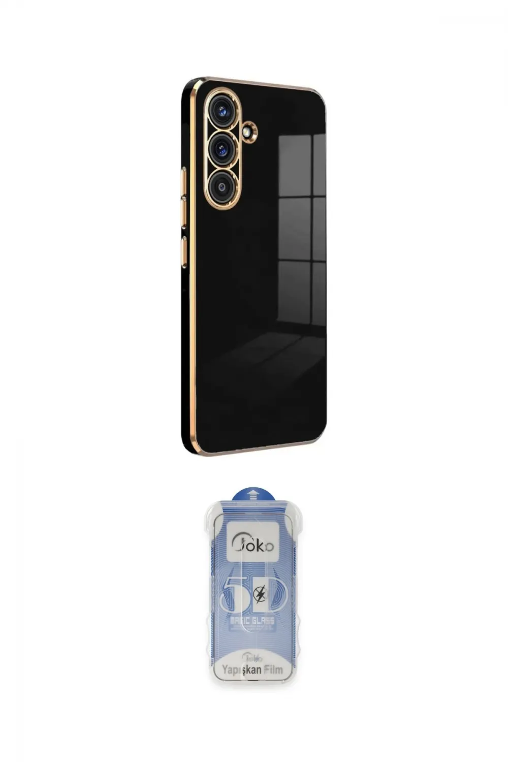 ieg™ Galaxy M34 5G Kılıf Yankı Serisi - Siyah Joko Magic 5D Cam