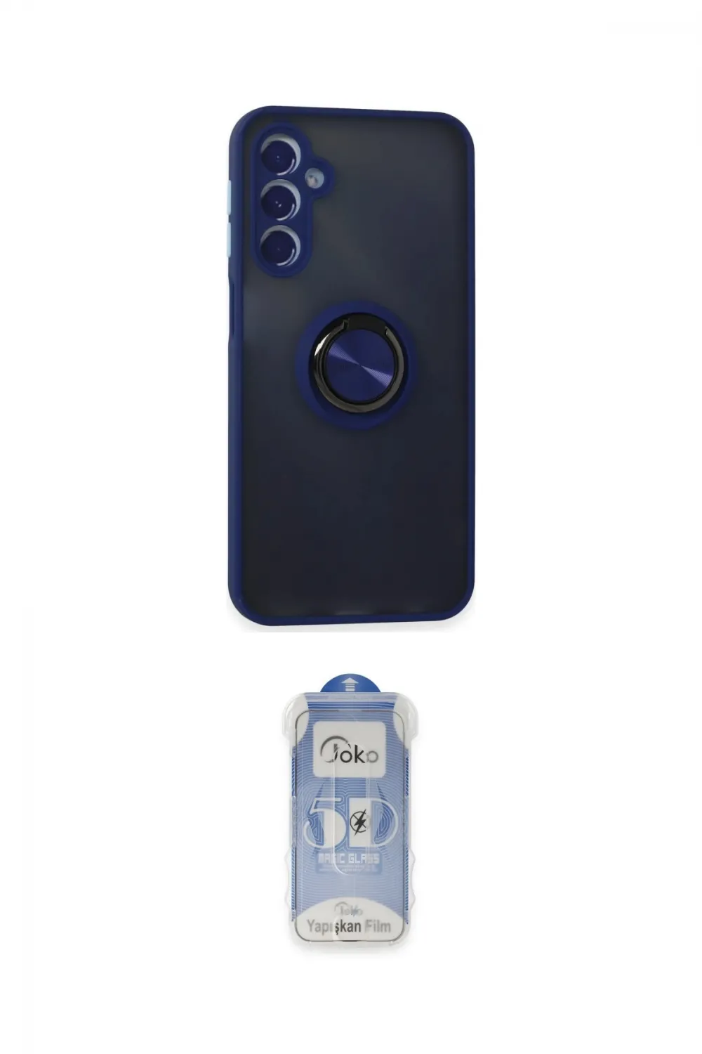 ieg™ Galaxy M34 5G Kılıf Yörünge Çizgi - Siyah Joko Magic 5D Cam
