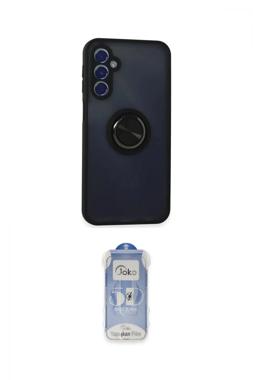 ieg™ Galaxy M34 5G Kılıf Yörünge Çizgi - Siyah Joko Magic 5D Cam