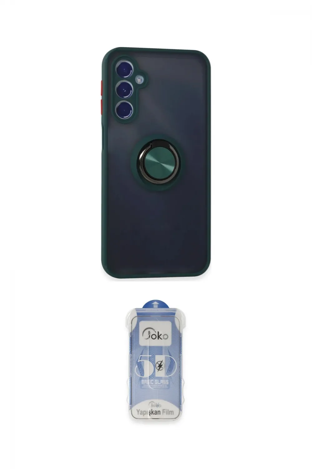 ieg™ Galaxy M34 5G Kılıf Yörünge Çizgi - Siyah Joko Magic 5D Cam