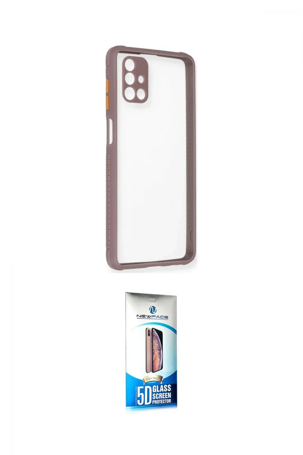 ieg™ Galaxy M51 Kılıf Nova Asil Özel Seri - Siyah 5D Eko Cam Ekran Koruyucu