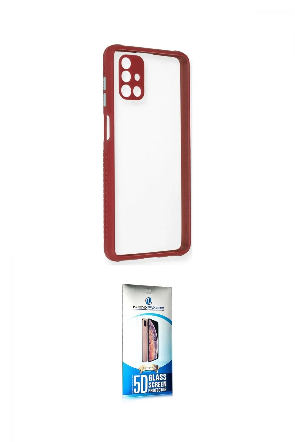 ieg™ Galaxy M51 Kılıf Nova Asil Özel Seri - Siyah 5D Eko Cam Ekran Koruyucu