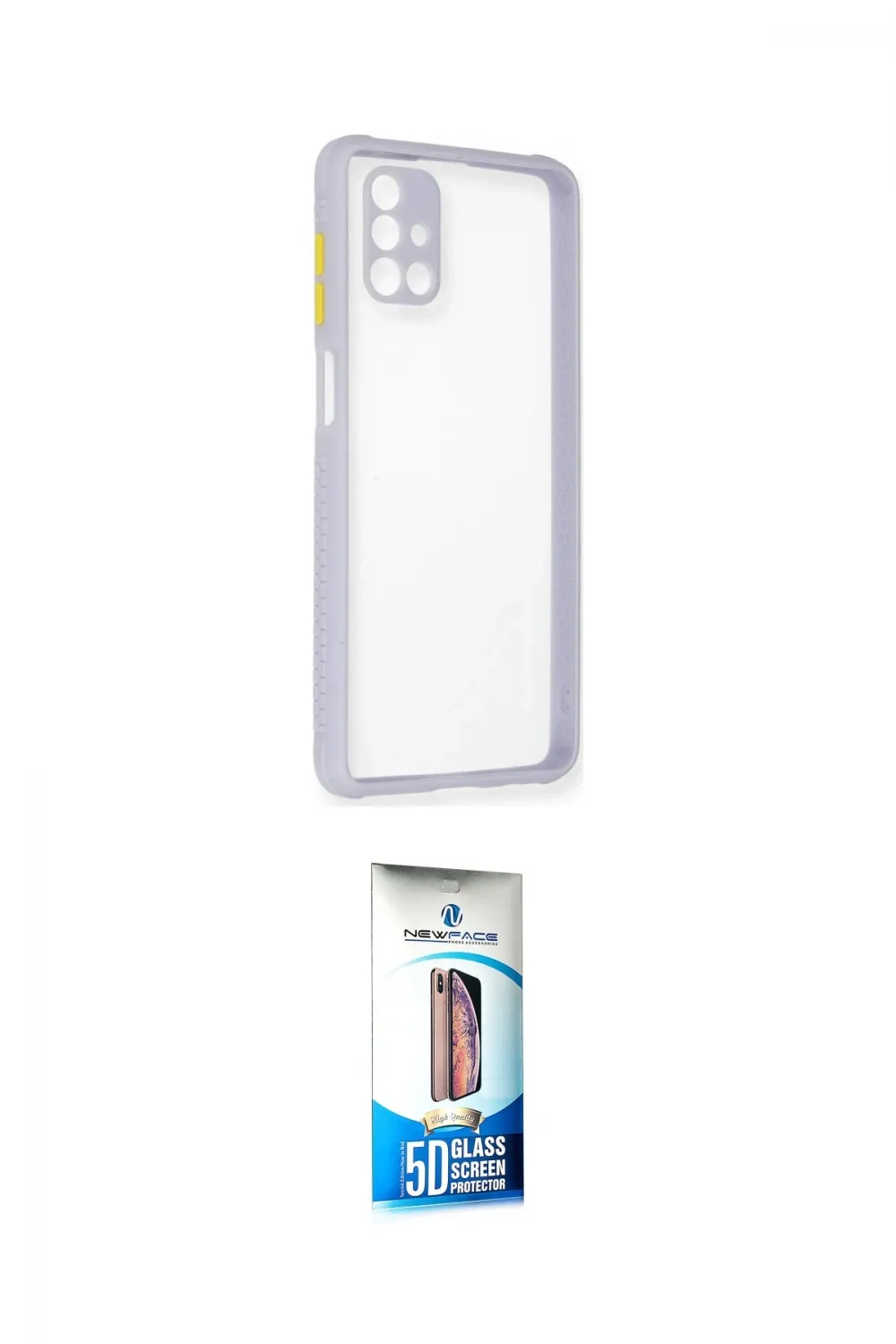 ieg™ Galaxy M51 Kılıf Nova Asil Özel Seri - Siyah 5D Eko Cam Ekran Koruyucu