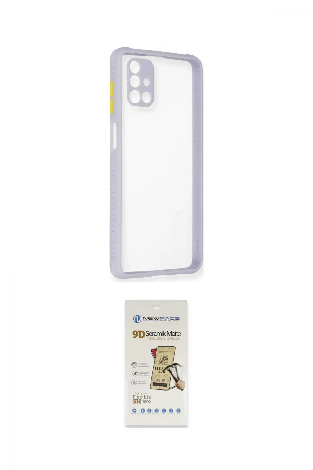 ieg™ Galaxy M51 Kılıf Nova Asil Özel Seri - Siyah Mat Seramik Nano Ekran Koruyucu